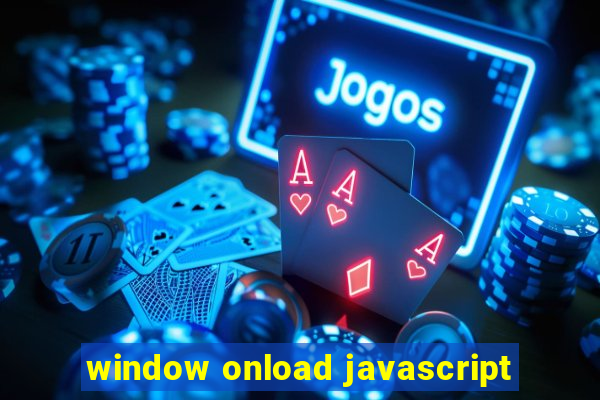 window onload javascript